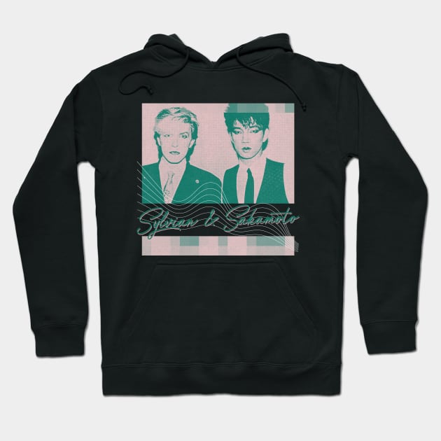 Ryuichi Sakamoto / David Sylvian ---- Fan Art Design Hoodie by unknown_pleasures